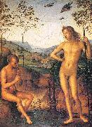 PERUGINO, Pietro, Apollo and Marsyas